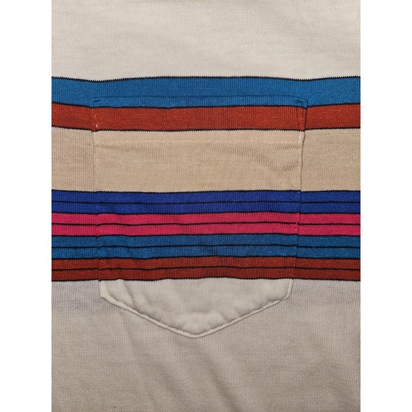 Vintage Hobie Shirt Short Sleeve Men's LT Henley Classic Retro 80's 90's - Picture 6 of 12